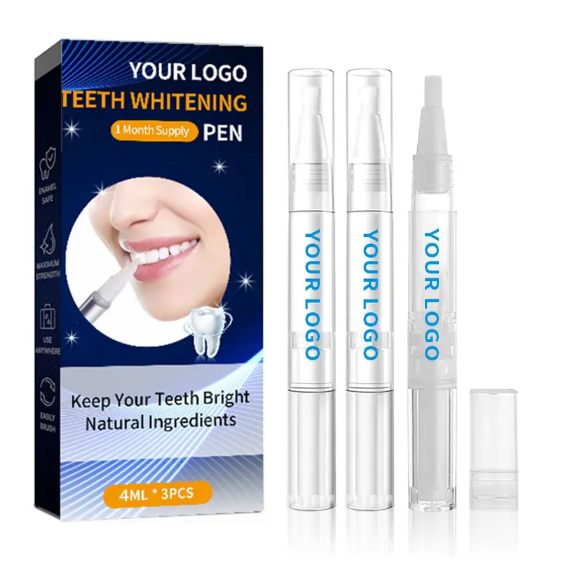 OEM Professional Formulation Teeth Whitening Gel Pen 4ml Plastic for Home Use
