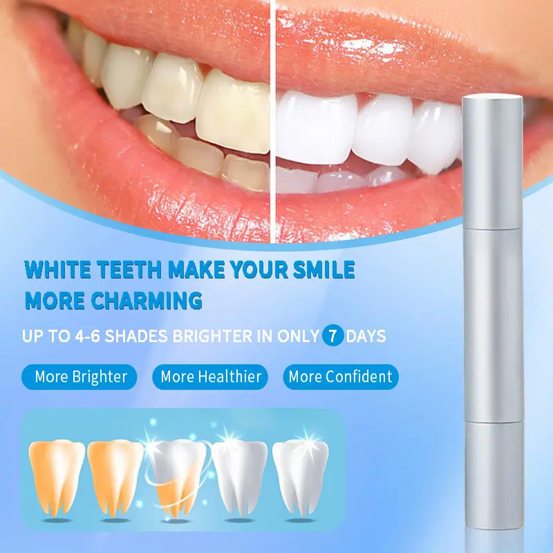 OEM 4ml Metal Teeth Whitening Gel Pen GW-P01-A4N for Home Use