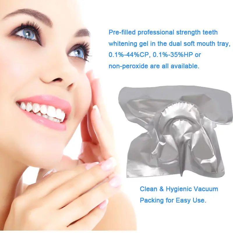 Pre-filled Gel Teeth Whitening Mouth Tray GW-MT02 04qqs