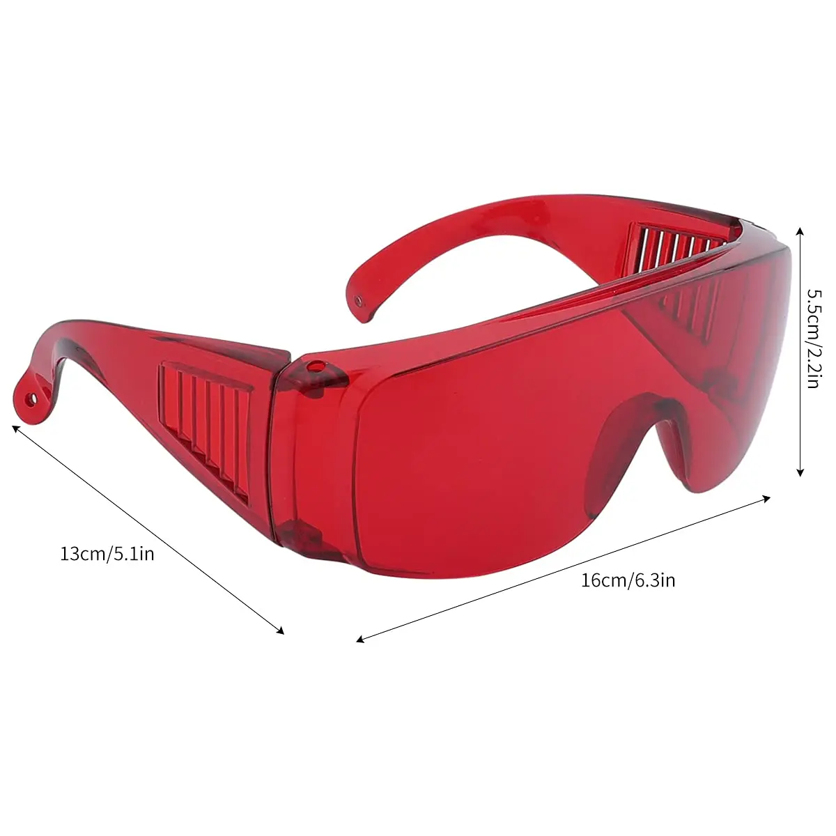 Teeth Whitening and Dental Protective Goggle for Teeth Whitening Light/Curing Light Eyewear Safety Glasses for Teeth Whitening Red Color