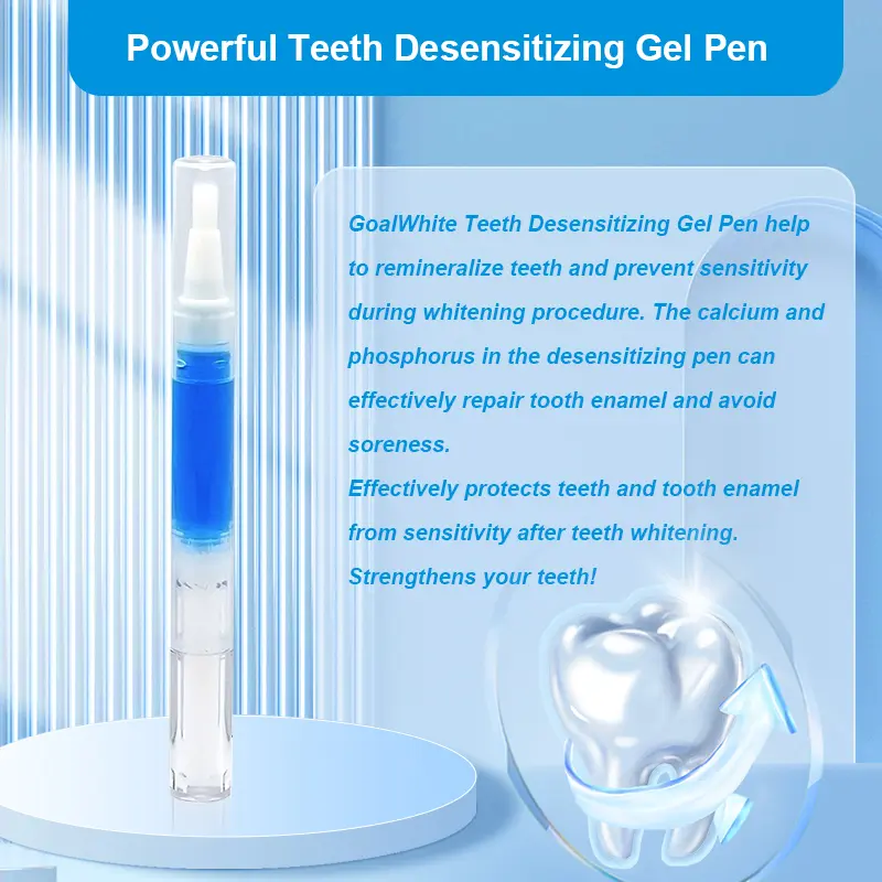 OEM New Technology Teeth Whitening Home Kit With Blue & Red LED Light