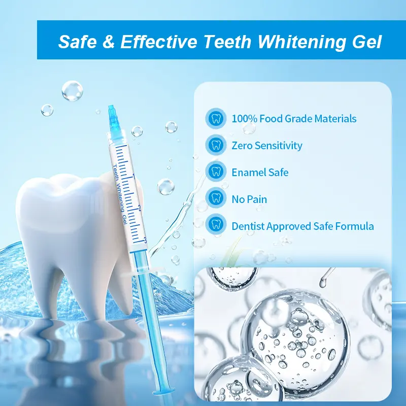 OEM Teeth Whitening Home Kit With LED light