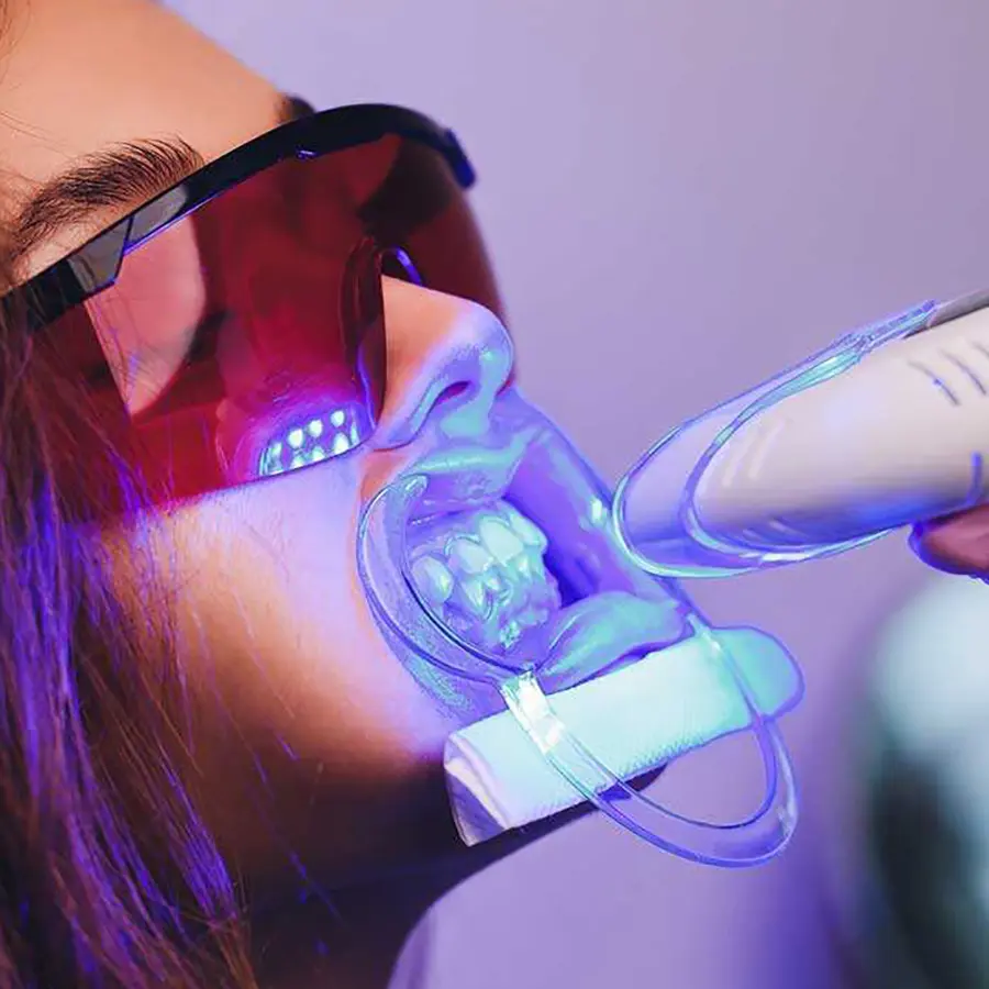 Protective Goggle for Teeth Whitening Light/Curing Light Eyewear Laser Safety Goggle Safety Glasses for Dentist