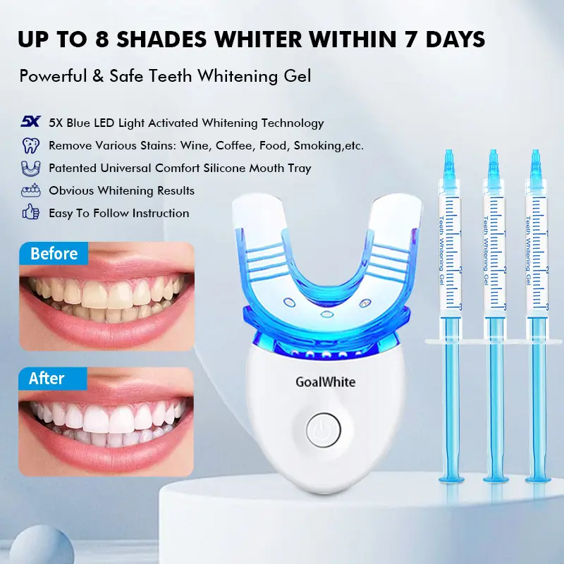 OEM Teeth Whitening Home Kit With LED light