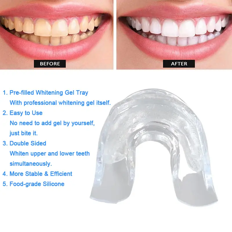 Pre-filled Gel Teeth Whitening Mouth Tray GW-MT02 021ht