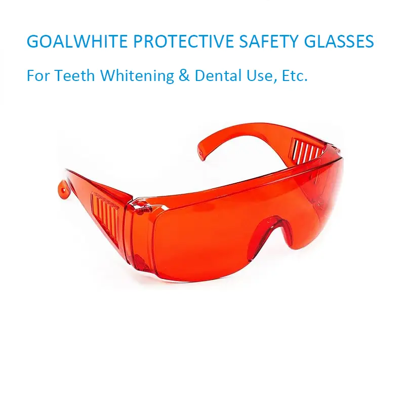 Teeth Whitening and Dental Protective Goggle for Teeth Whitening Light/Curing Light Eyewear Safety Glasses for Teeth Whitening Red Color