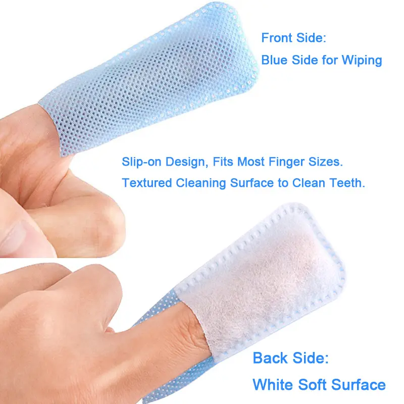 Teeth wipe finger brush teeth whitening 0034cj