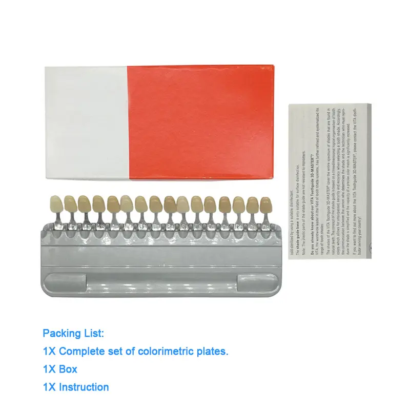 Teeth whitening shade guide GW-SGV16 006rxu