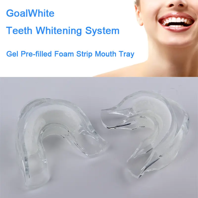 Pre-filled Gel Foam Strip Teeth Whitening Mouth Tray GW-MT01 001zk6