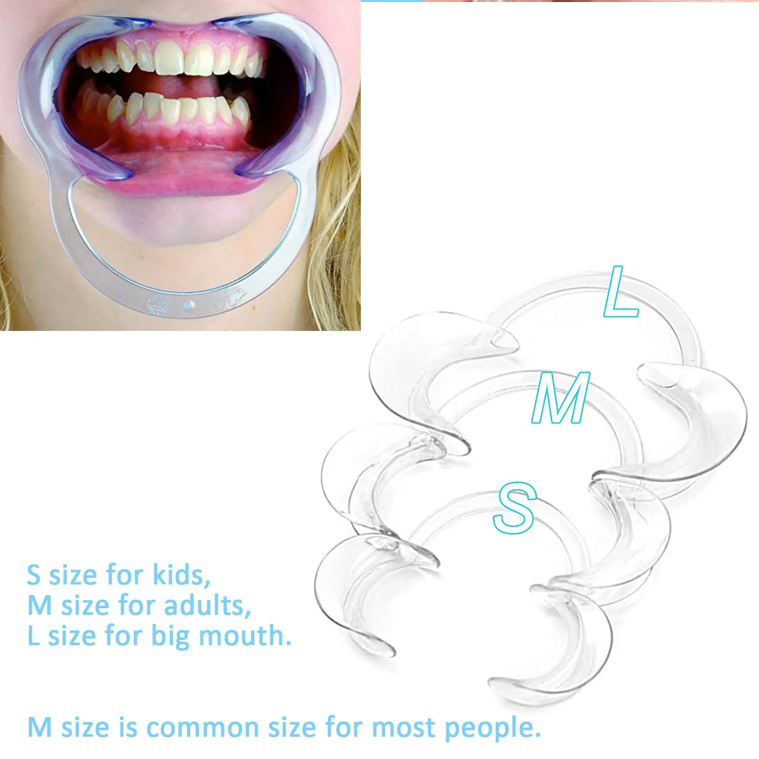 C type cheek retractor-mouth opener 004zwv
