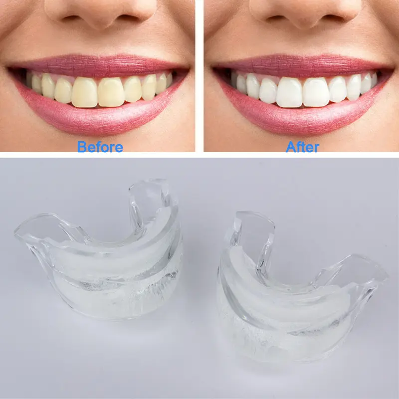 Pre-filled Gel Foam Strip Teeth Whitening Mouth Tray GW-MT01 0022zv