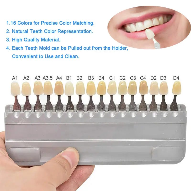 Teeth whitening shade guide GW-SGV16 003cmq