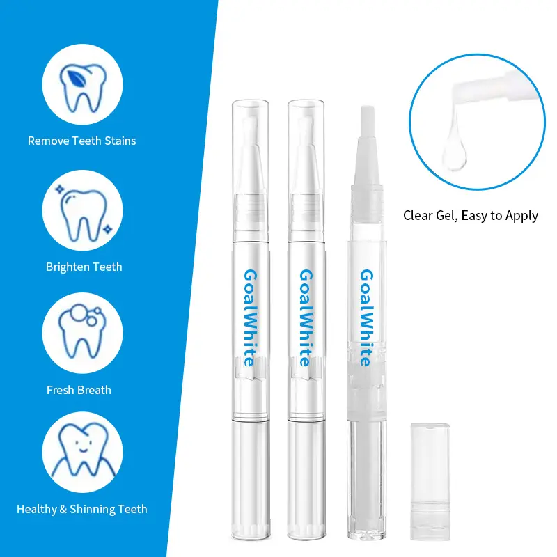 OEM 2ml Plastic Teeth Whitening Gel Pen GW-P02-P2N for Home Use