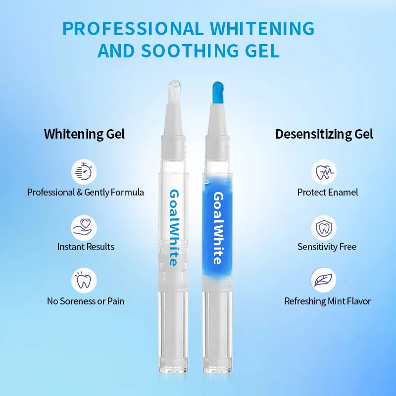 OEM New Technology Teeth Whitening Home Kit With Blue & Red LED Light